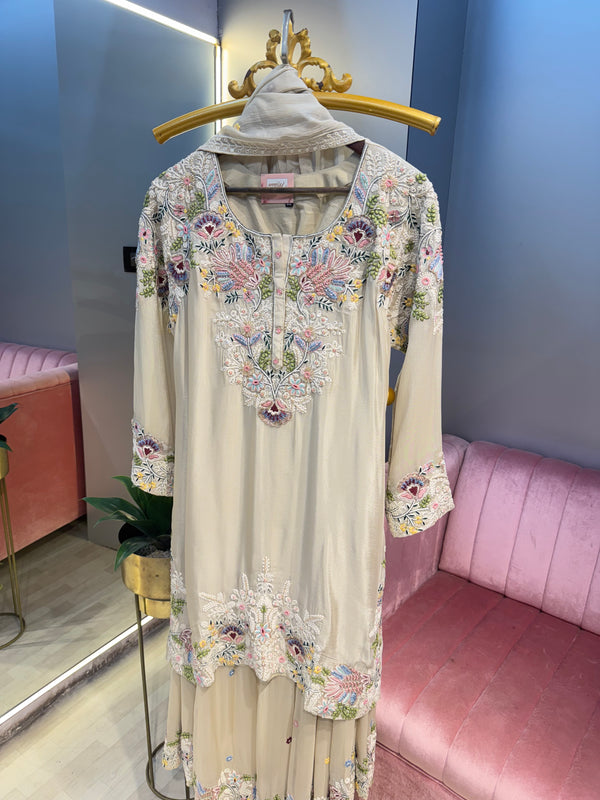 Embroidered Sharara Suits