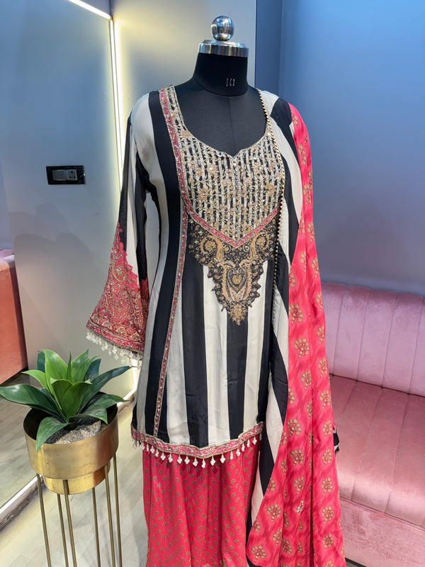 Striped Kurta Set