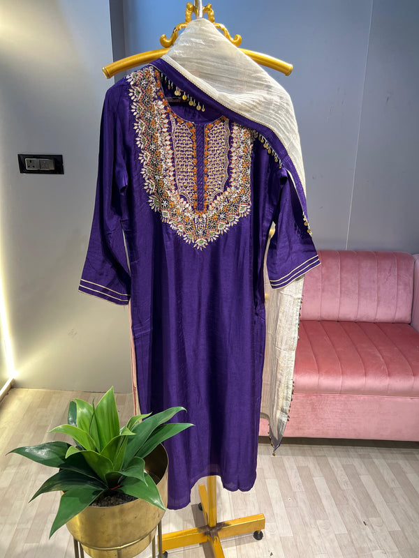 Handworked Kurta Set